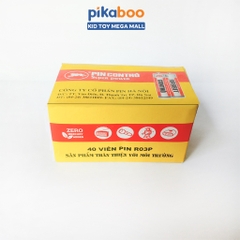 Pin tiểu pin đũa Con Thỏ dùng cho đồ chơi trẻ em Pikaboo 1 vỉ gồm 4 viên điện áp 1.5V