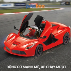 Ô tô điều khiển từ xa cao cấp Pikaboo , đồ chơi cho bé trai kiểu dáng xe đua mở cánh hiện đại