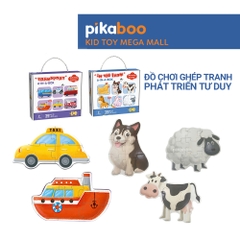 Tranh ghép hình cho bé Pikaboo, giúp con phát triển sớm năng lực quan sát và tư duy sáng tạo