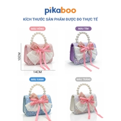 Túi xách diện tết cho bé Pikaboo, món quà phù hợp cho bé mang theo khi đi chơi tết, đi dạo, chụp ảnh