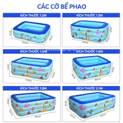 Bể bơi cho bé ( Tặng bơm điện 2 chiều và bộ miếng vá)