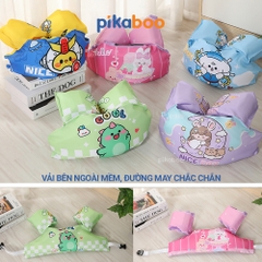 Phao bơi liền thân cho bé Pikaboo kiểu dáng đẹp, chất liệu cao cấp dai bền, hoạ tiết in hình sắc nét
