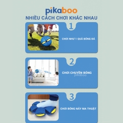 Đồ chơi bóng nảy ma thuật Pikaboo, biến hình thành đĩa bay có đèn led giúp bé vui chơi sáng tạo