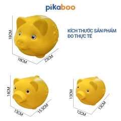 Đồ chơi lợn tiết kiệm cho bé Pikaboo, chất liệu nhựa Việt Nhật cao cấp, đa dạng màu sắc kích thước