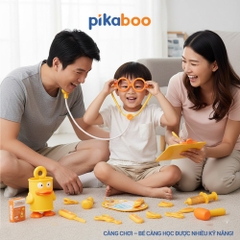 Đồ chơi bác sĩ Pikaboo, đồ chơi nhập vai giúp bé phát triển kỹ năng, bé chơi vui học hay
