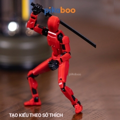 Đồ chơi lắp ráp mô hình 3D Robot Pikaboo, mô hình có khớp linh hoạt cho bé thỏa sức sáng tạo