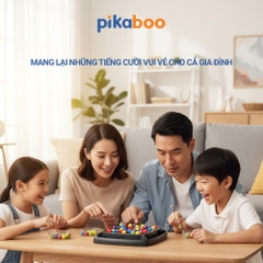 Đồ chơi xếp bi nhiều màu rèn phản xạ nhanh Pikaboo, đồ chơi tư duy 84 chi tiết 2-4 người chơi