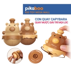 Đồ chơi con quay Capybara Pikaboo, đồ chơi thể thao giải trí giảm stress, chất liệu an toàn cho bé