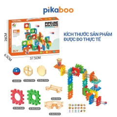 Đồ Chơi Lắp Ghép Thông Minh Ống Trượt Bóng Pikaboo, Xếp Hình Phát Triển Tư Duy Sáng Tạo Cho Bé