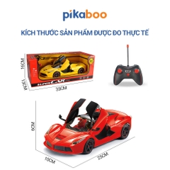 Ô tô điều khiển từ xa cao cấp Pikaboo , đồ chơi cho bé trai kiểu dáng xe đua mở cánh hiện đại