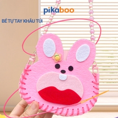 Túi xách cho bé gái Pikaboo, đồ chơi DIY giáo dục thủ công nghệ thuật tự làm túi xách đầy sáng tạo