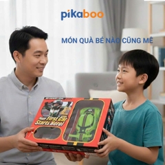 Ô tô điều khiển từ xa kiểu dáng thể thao Pikaboo, đồ chơi cho bé trai kiểu dáng xe đua chạy bằng pin sạc