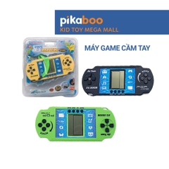 Máy game cầm tay Brick Game Pikaboo nút bấm mượt mà màn hình rõ nét khổ ngang giúp cầm tay tiện lợi