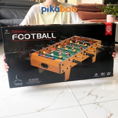 Bàn bi a, bóng đá trẻ em bằng gỗ cao cấp Pikaboo an toàn, trò chơi thể thao rèn luyện tốt cho bé
