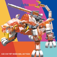 Đồ chơi xếp hình theo chủ đề có miếng ghép phát sáng Pikaboo, dễ tạo kiểu cho bé thỏa sức sáng