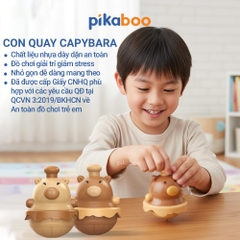 Đồ chơi con quay Capybara Pikaboo, đồ chơi thể thao giải trí giảm stress, chất liệu an toàn cho bé