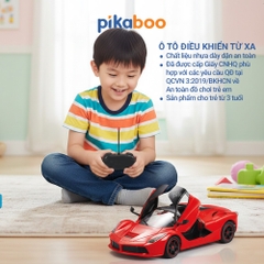 Ô tô điều khiển từ xa cao cấp Pikaboo , đồ chơi cho bé trai kiểu dáng xe đua mở cánh hiện đại