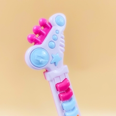 Đồ chơi đàn ghi ta điện tử có nhạc cho bé Pikaboo phím đàn và nút âm thanh sống động vui nhộn cho bé