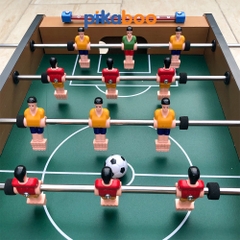 Bàn bi a, bóng đá trẻ em bằng gỗ cao cấp Pikaboo an toàn, trò chơi thể thao rèn luyện tốt cho bé