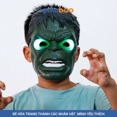 Mặt nạ siêu nhân cho bé trai Pikaboo, có đèn sáng nhấp nháy bắt mắt