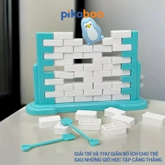 Đồ chơi phá băng vui nhộn Pikaboo giải cứu chim cánh cụt, chơi theo nhóm, thông minh, xả stress