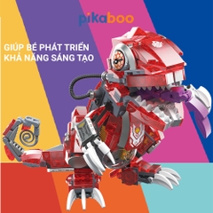 Đồ chơi xếp hình theo chủ đề có miếng ghép phát sáng Pikaboo, dễ tạo kiểu cho bé thỏa sức sáng