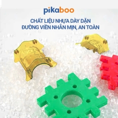 Đồ Chơi Lắp Ghép Thông Minh Ống Trượt Bóng Pikaboo, Xếp Hình Phát Triển Tư Duy Sáng Tạo Cho Bé