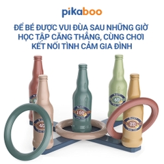 Đồ chơi thể thao ném vòng vào chai Pikaboo, chơi giải trí, chất liệu nhựa cao cấp, an toàn cho trẻ