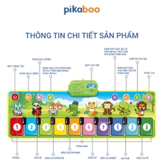Đồ chơi thảm nhạc Piano Pikaboo, giáo dục sớm giúp bé làm quen với âm nhạc và rèn luyện về thể chất