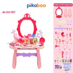Đồ chơi bàn trang điểm Pikaboo cho bé vui chơi nhập vai sáng tạo, chất liệu nhựa an toàn