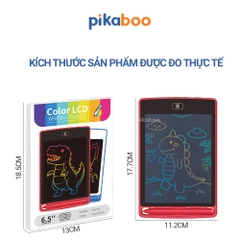 Bảng vẽ điện tử tự xóa thông minh LCD Pikaboo, bảng vẽ đa sắc màu bé thỏa sức sáng tạo theo sở thích