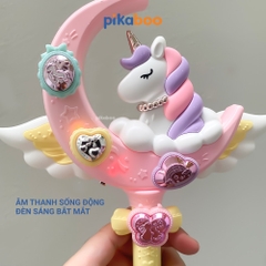 Đồ chơi gậy phát sáng cho bé Pikaboo, kiểu dáng gậy phép thuật âm thanh, ánh sáng đẹp mắt