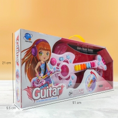 Đồ chơi đàn ghi ta điện tử có nhạc cho bé Pikaboo phím đàn và nút âm thanh sống động vui nhộn cho bé