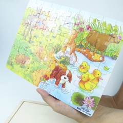 Đồ chơi tranh ghép gỗ 60 chi tiết