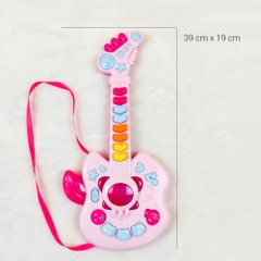 Đồ chơi đàn ghi ta điện tử có nhạc cho bé Pikaboo phím đàn và nút âm thanh sống động vui nhộn cho bé