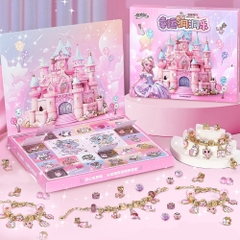 Hạt làm vòng tay Pikaboo, đồ chơi DIY cho bé tự sáng tạo hạt xâu vòng thành kiểu dáng yêu thích