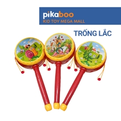 Đồ chơi trống lắc cho bé Pikaboo, đa dạng mẫu con vật, chất liệu nhựa cao cấp an toàn