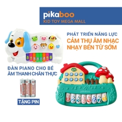 Đàn piano cho bé Pikaboo cao cấp, âm thanh chất lượng, đèn led sáng nhấp nháy, nhiều chế độ