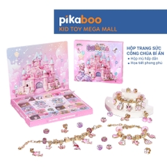 Hạt làm vòng tay Pikaboo, đồ chơi DIY cho bé tự sáng tạo hạt xâu vòng thành kiểu dáng yêu thích