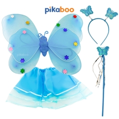 Đồ chơi trung thu cánh tiên Pikaboo xinh xắn cho bé gái chất liệu vải hoạ tiết và màu sắc sinh động