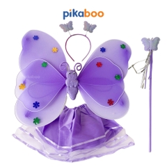Đồ chơi trung thu cánh tiên Pikaboo xinh xắn cho bé gái chất liệu vải hoạ tiết và màu sắc sinh động