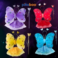 Đồ chơi trung thu cánh tiên Pikaboo xinh xắn cho bé gái chất liệu vải hoạ tiết và màu sắc sinh động