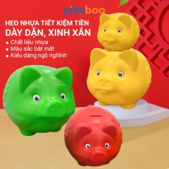 Đồ chơi lợn tiết kiệm cho bé Pikaboo, chất liệu nhựa Việt Nhật cao cấp, đa dạng màu sắc kích thước