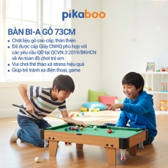 Đồ chơi thể thao bàn bi a Pikaboo mini cho bé chất cao cấp an toàn giúp bé vận động phát triển