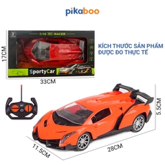 Siêu xe điều khiển địa hình Pikaboo, thiết kế xe chạy bằng pin sạc, kiểu dáng siêu xe xịn xò bắt mắt