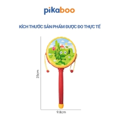 Đồ chơi trống lắc cho bé Pikaboo, đa dạng mẫu con vật, chất liệu nhựa cao cấp an toàn