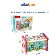 Đồ chơi cho bé đập chuột kết hợp câu cá Pikaboo rèn luyện nhanh tay tinh mắt chất liệu an toàn