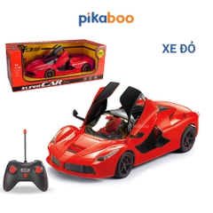 Ô tô điều khiển từ xa cao cấp Pikaboo , đồ chơi cho bé trai kiểu dáng xe đua mở cánh hiện đại