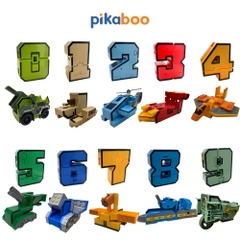 Bộ chữ số biến hình Pikaboo