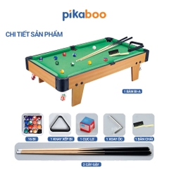 Đồ chơi thể thao bàn bi a Pikaboo mini cho bé chất cao cấp an toàn giúp bé vận động phát triển